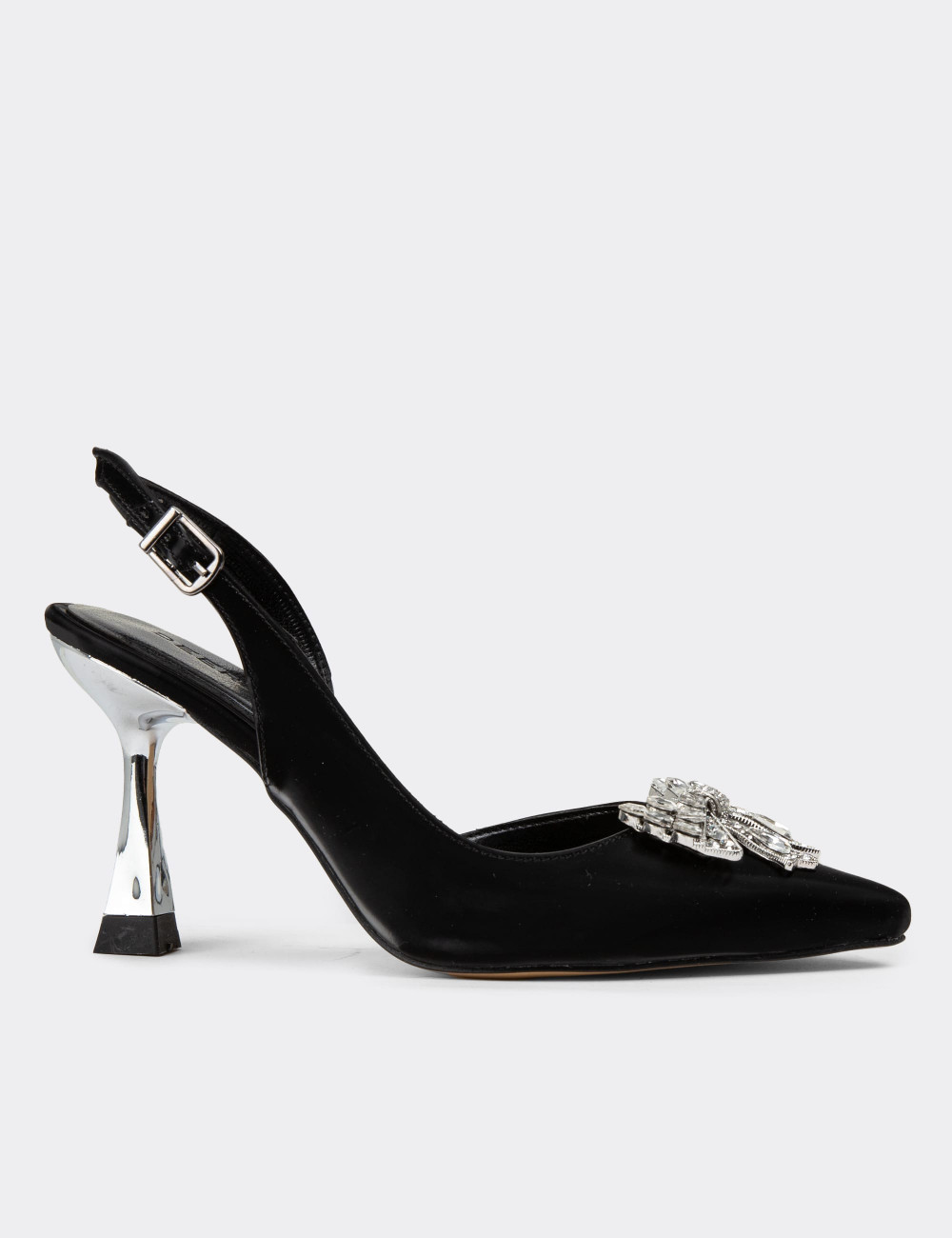 Siyah Kadın Abiye Ayakkabı - K0071ZSYHM01