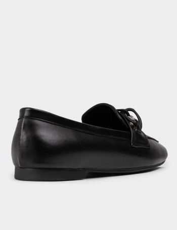 Siyah Kadın Loafer Ayakkabı - K1207ZSYHC01