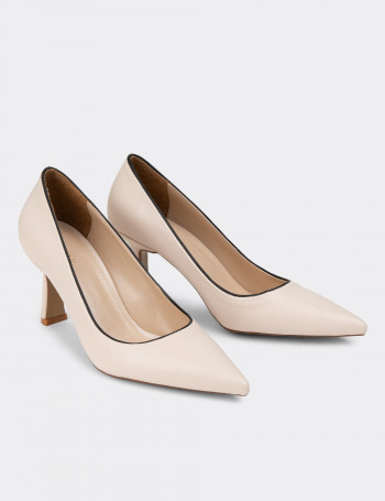 Bej Rengi Kadın Stiletto - K0620ZBEJM02