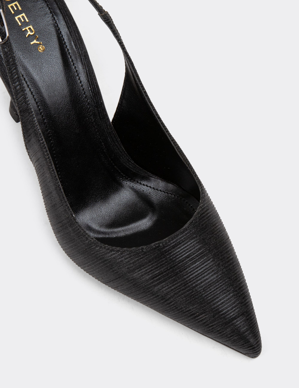 Siyah Kadın Abiye Ayakkabı - K0701ZSYHM01