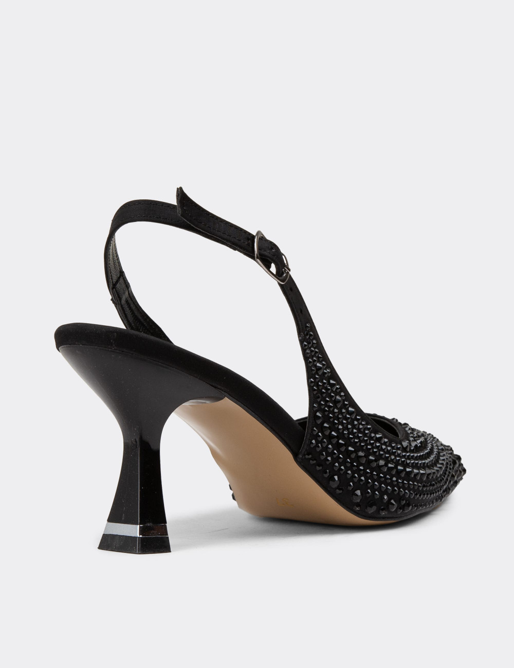 Siyah Kadın Topuklu Ayakkabı - K0940ZSYHM01