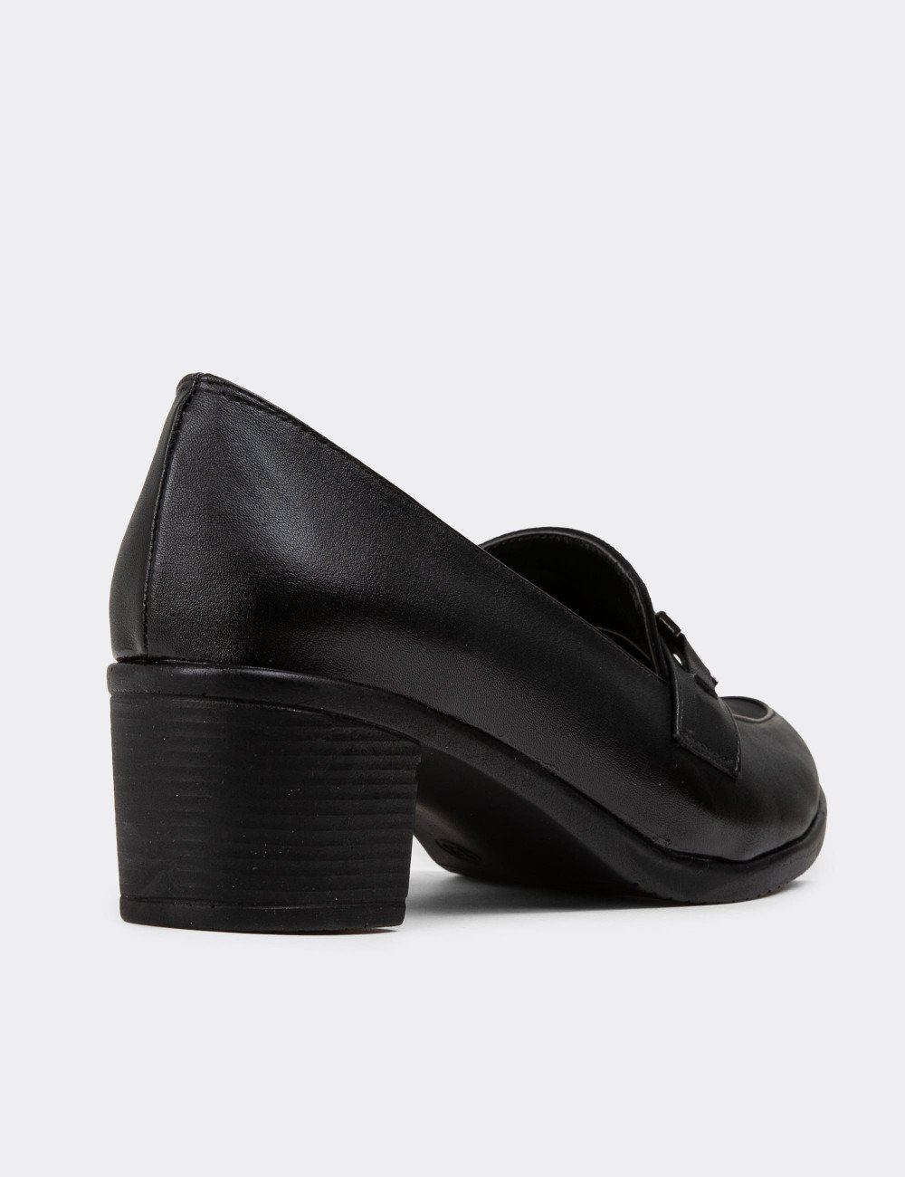 Siyah Kadın Topuklu Günlük Ayakkabı - K1004ZSYHC01
