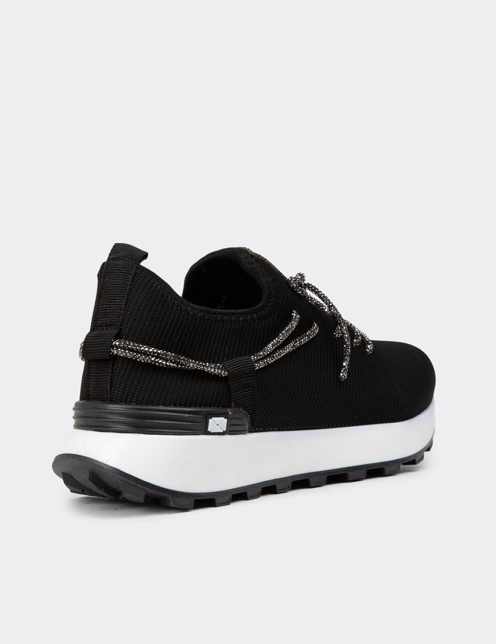 Siyah Kadın Sneaker Ayakkabı - K0373ZSYHC01