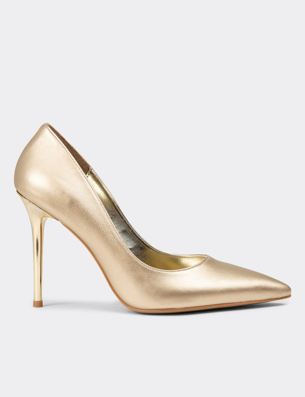 Altın Rengi Kadın Stiletto - PR813ZALTM01