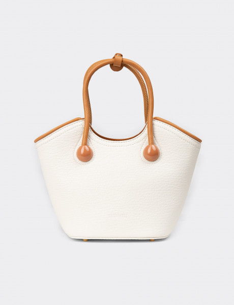 Beyaz Kadın El Çantası