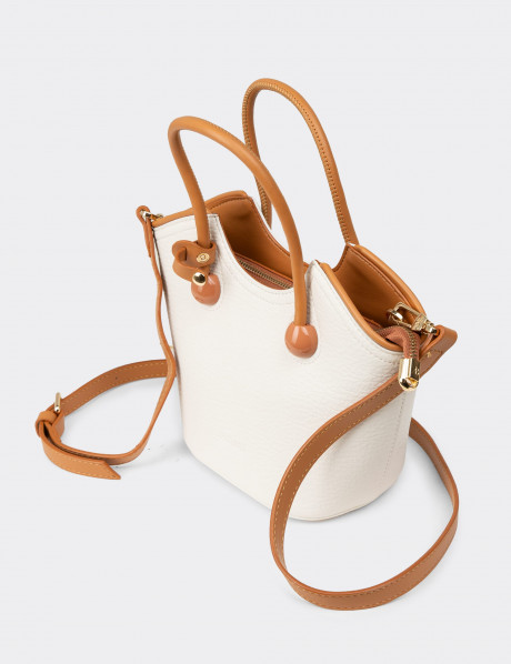 Beyaz Kadın El Çantası