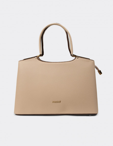 Vizon Rengi Kadın El Çantası