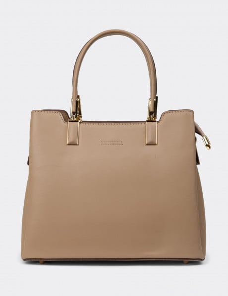 Vizon Rengi Kadın El Çantası