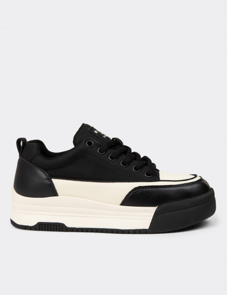 Kadın Siyah Sneaker Ayakkabı