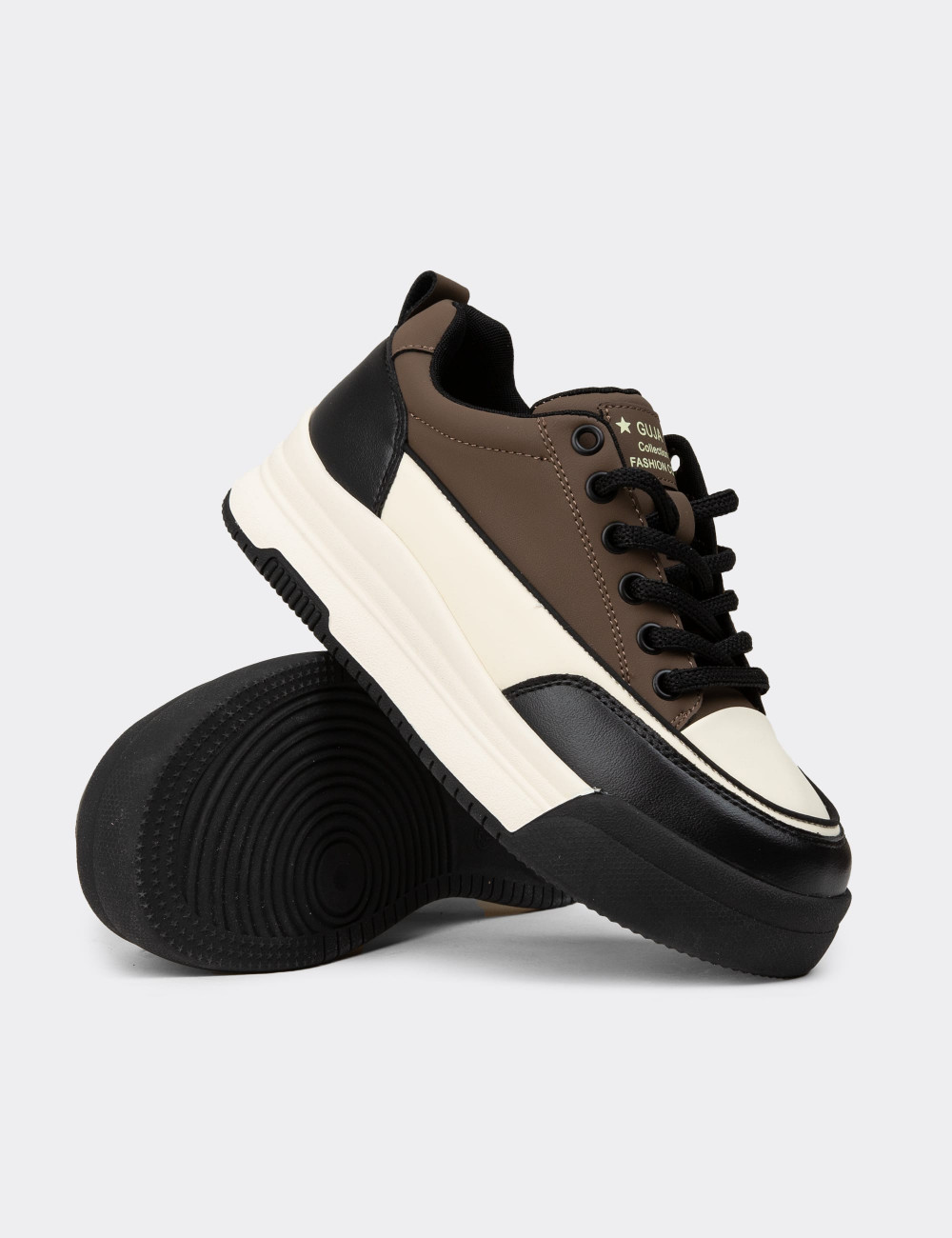 Kadın Kahverengi Sneaker Ayakkabı - 25301ZKHVC01