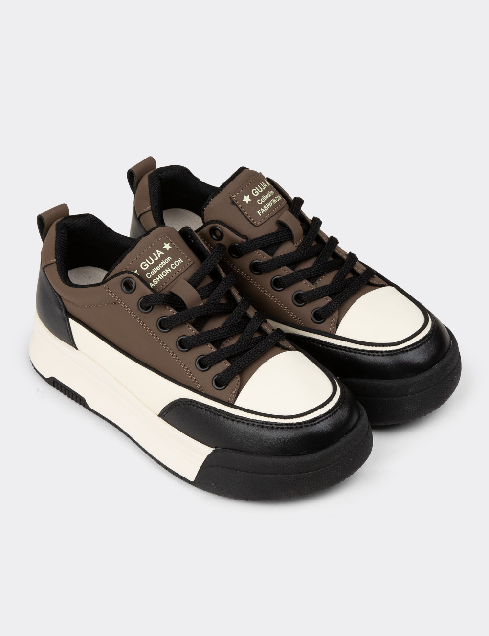 Kadın Kahverengi Sneaker Ayakkabı - 25301ZKHVC01