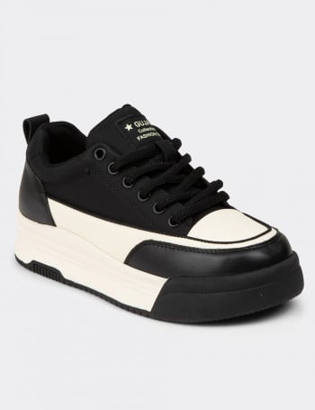 Kadın Siyah Sneaker Ayakkabı