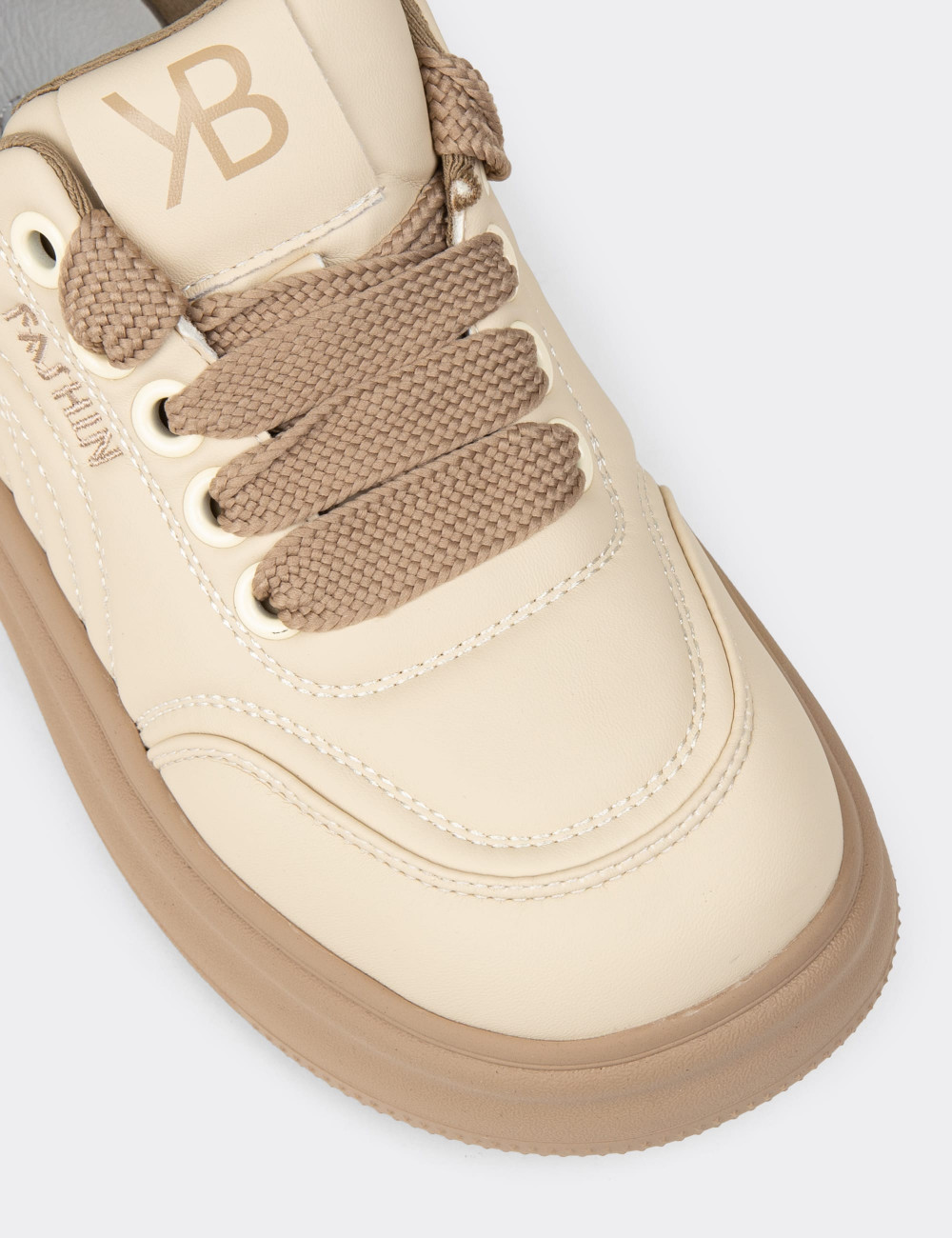 Kadın Bej Sneaker Ayakkabı - K1036ZBEJC01