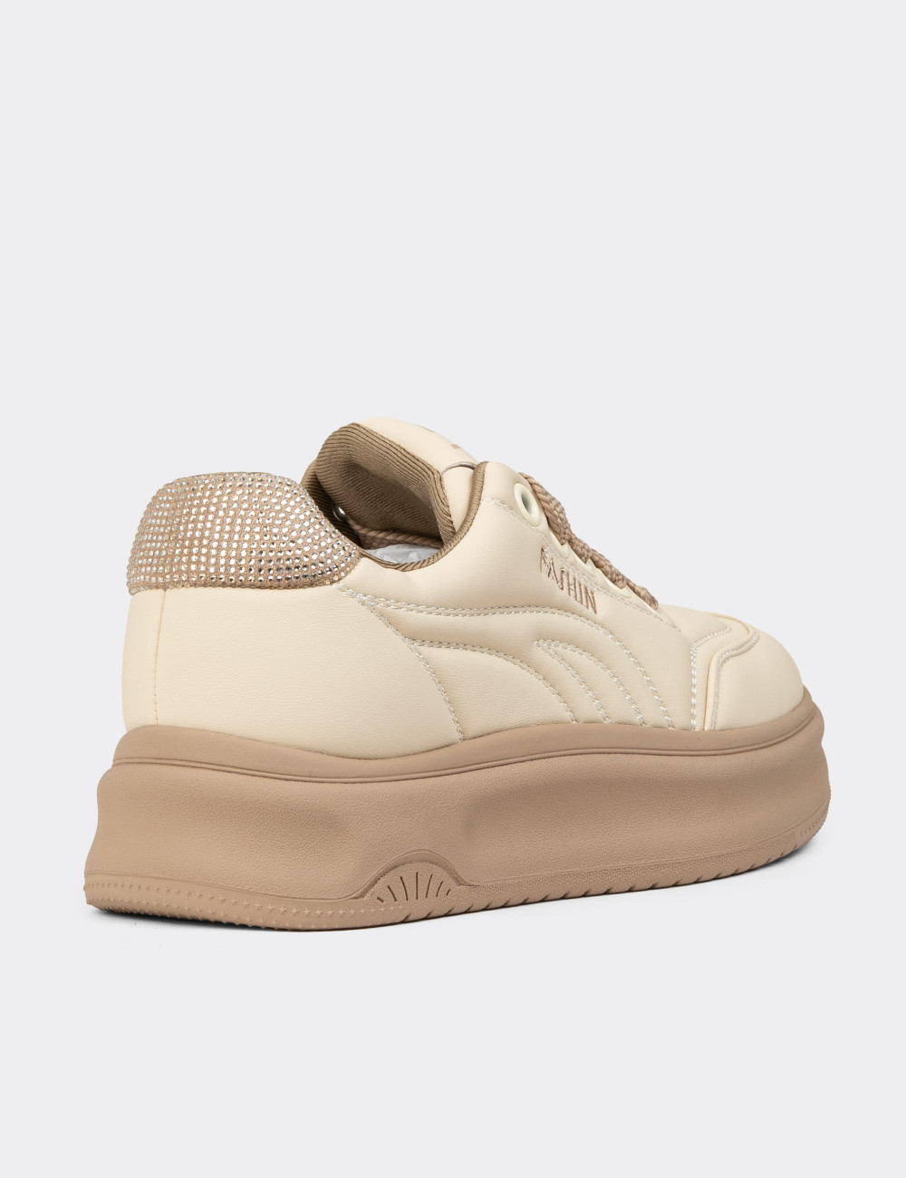 Kadın Bej Sneaker Ayakkabı - K1036ZBEJC01
