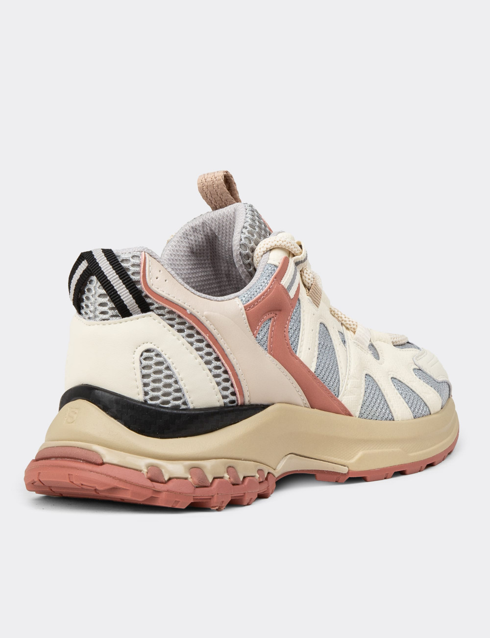 Kadın Gri Sneaker Ayakkabı - 25317ZGRIC01