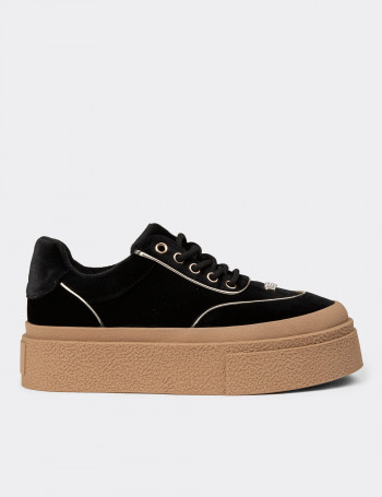 Kadın Siyah Sneaker Ayakkabı