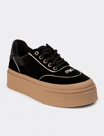 Kadın Siyah Sneaker Ayakkabı