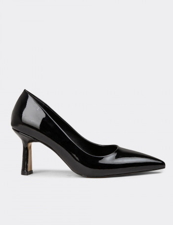 Kadın Rugan Siyah Stiletto - K0200ZSYHC01