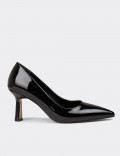 Kadın Rugan Siyah Stiletto