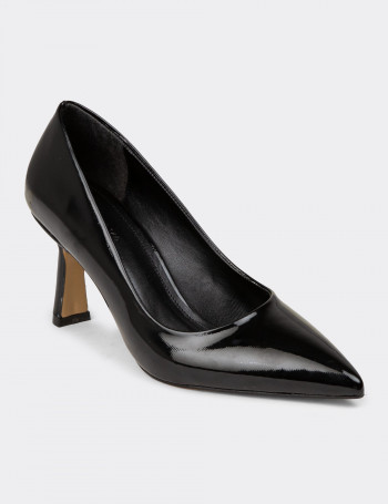 Kadın Rugan Siyah Stiletto - K0200ZSYHC01