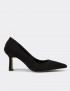 Deery Stiletto Deery Süet Kadın Siyah