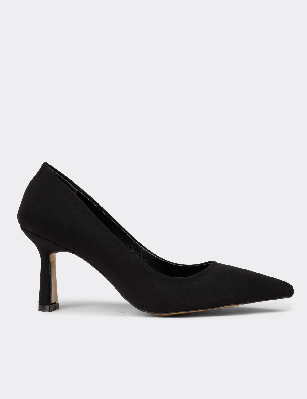 Kadın Siyah Süet Stiletto - K0200ZSYHC03