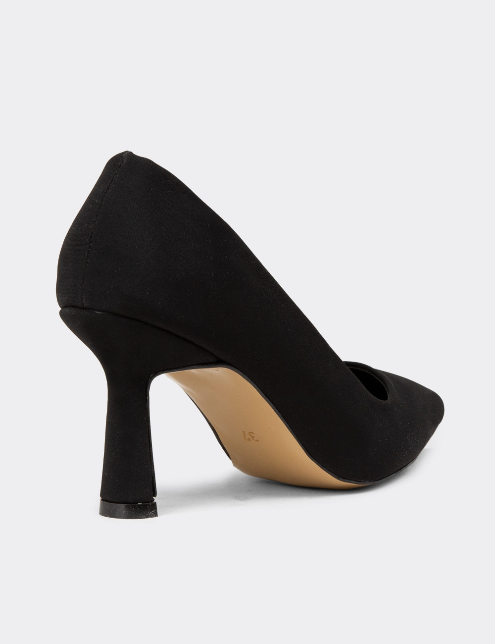 Kadın Siyah Süet Stiletto - K0200ZSYHC03