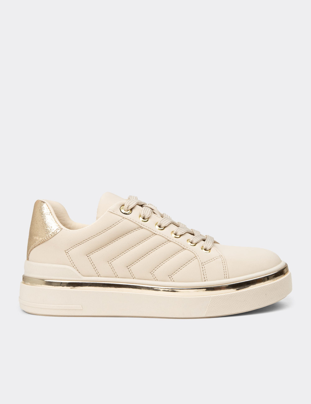 Kadın Bej Sneaker Ayakkabı - K2200ZBEJC01