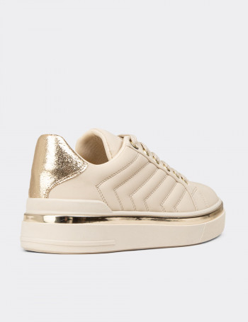 Kadın Bej Sneaker Ayakkabı - K2200ZBEJC01