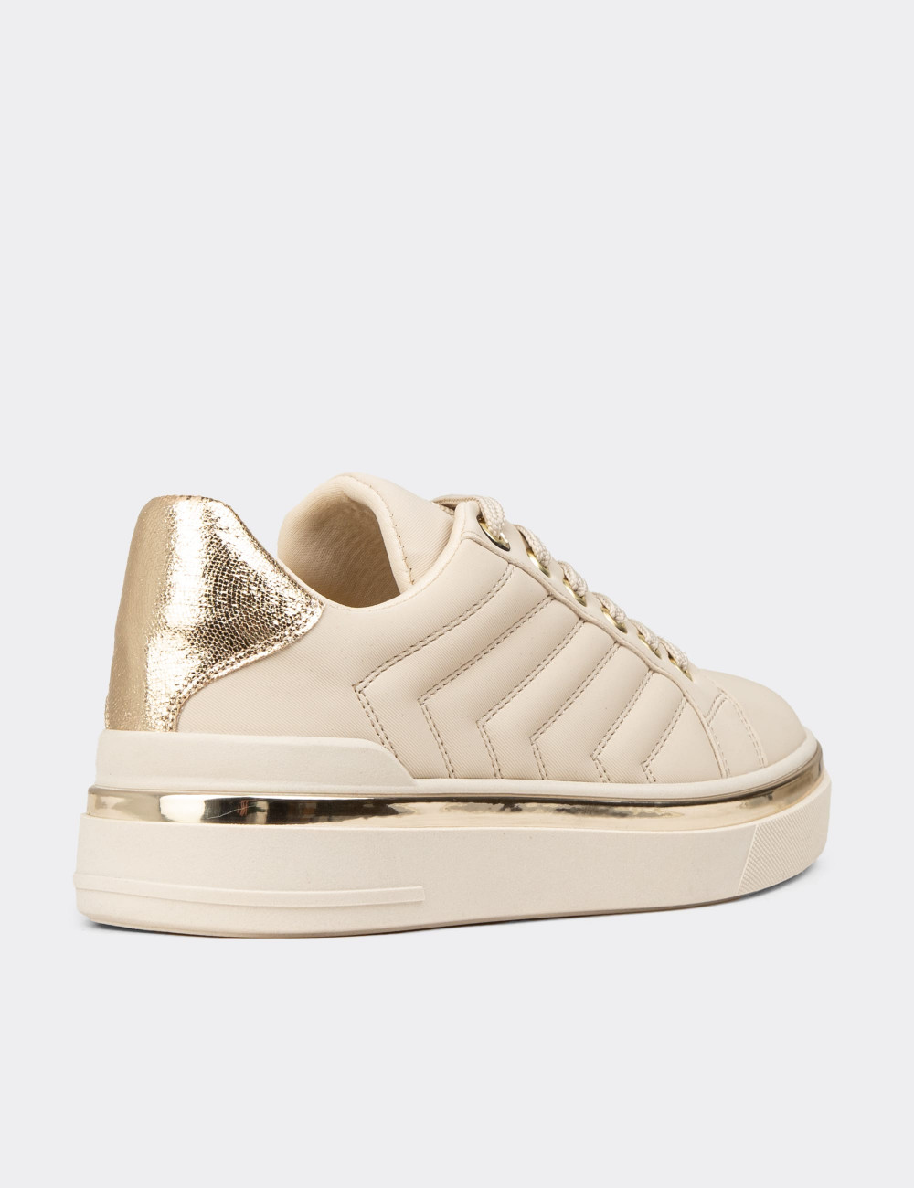 Kadın Bej Sneaker Ayakkabı - K2200ZBEJC01