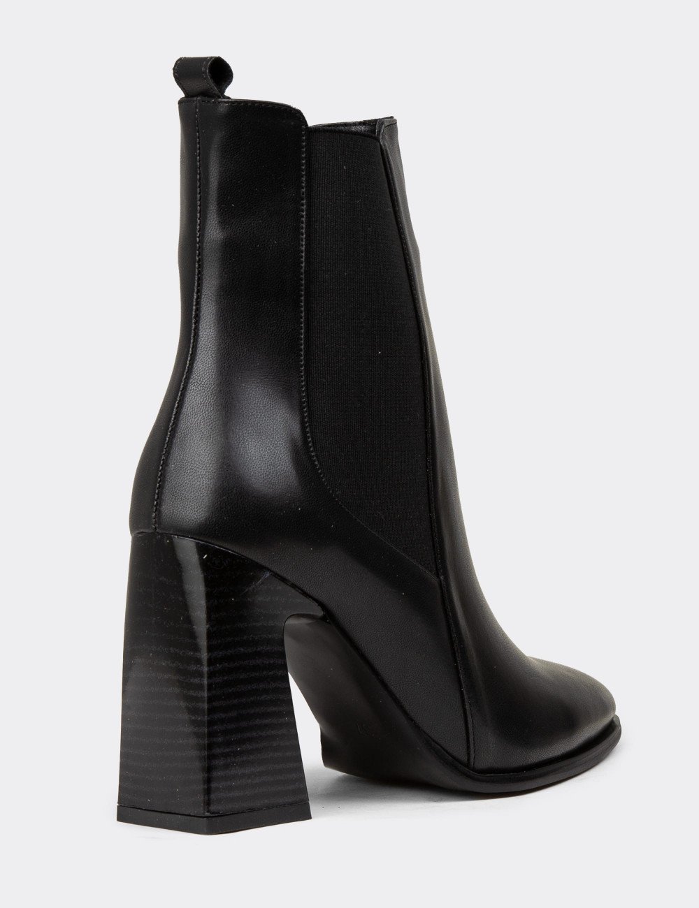 Kadın Siyah Yüksek Taban Chelsea Bot - H1501ZSYHC01 Kadın Siyah Yüksek Taban Chelsea Bot - H1501ZSYHC01