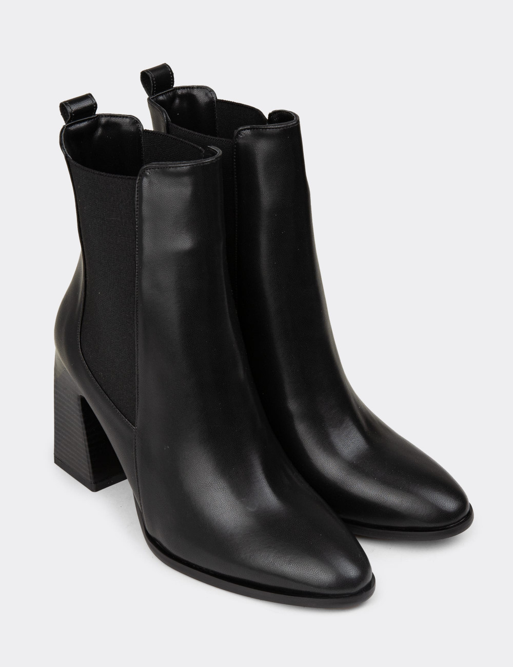 Kadın Siyah Yüksek Taban Chelsea Bot - H1501ZSYHC01 Kadın Siyah Yüksek Taban Chelsea Bot - H1501ZSYHC01