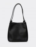 Siyah Kadın Omuz ve El Çantası