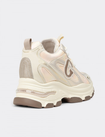 Kadın Bej Sneaker Ayakkabı - 25450ZBEJC01