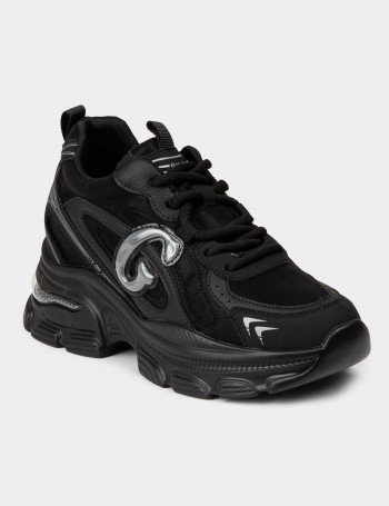 Kadın Siyah Sneaker Ayakkabı