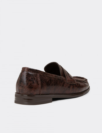 Kadın Kahverengi Loafer Ayakkabı - K0010ZKHVC01