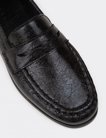 Kadın Siyah Loafer Ayakkabı - K0010ZSYHC01