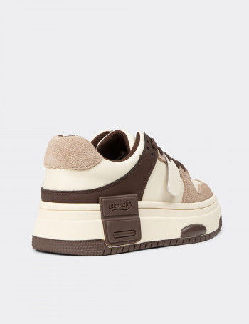 Kadın Kahverengi Sneakers - 25358ZKHVC01