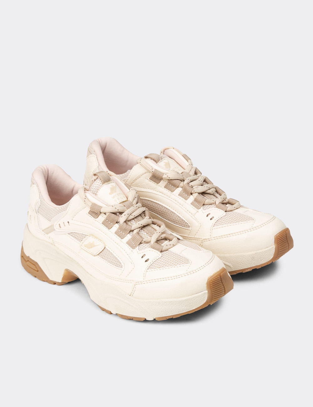 Kadın Bej Sneaker Ayakkabı - 34142ZBEJC01