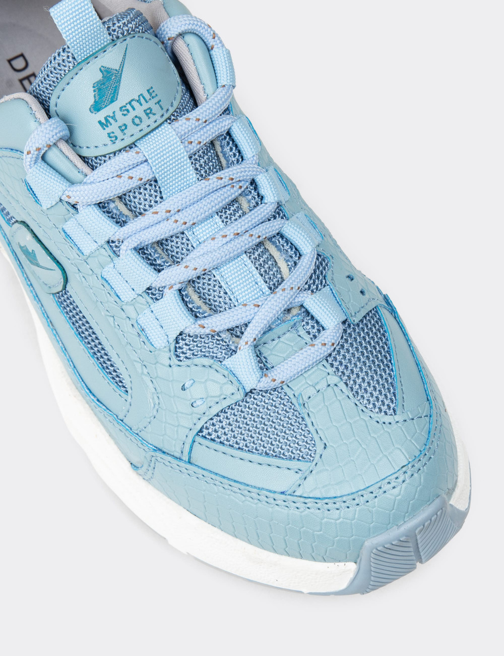 Kadın Mavi Sneaker Ayakkabı - 34142ZMVIC01