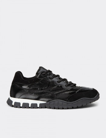 Kadın Siyah Sneaker Ayakkabı
