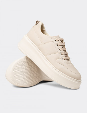 Kadın Bej Sneaker Ayakkabı - CE483ZBEJC01