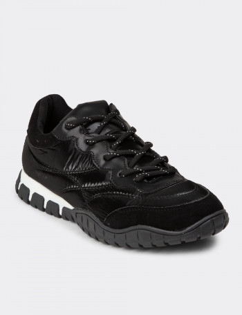 Kadın Siyah Sneaker Ayakkabı
