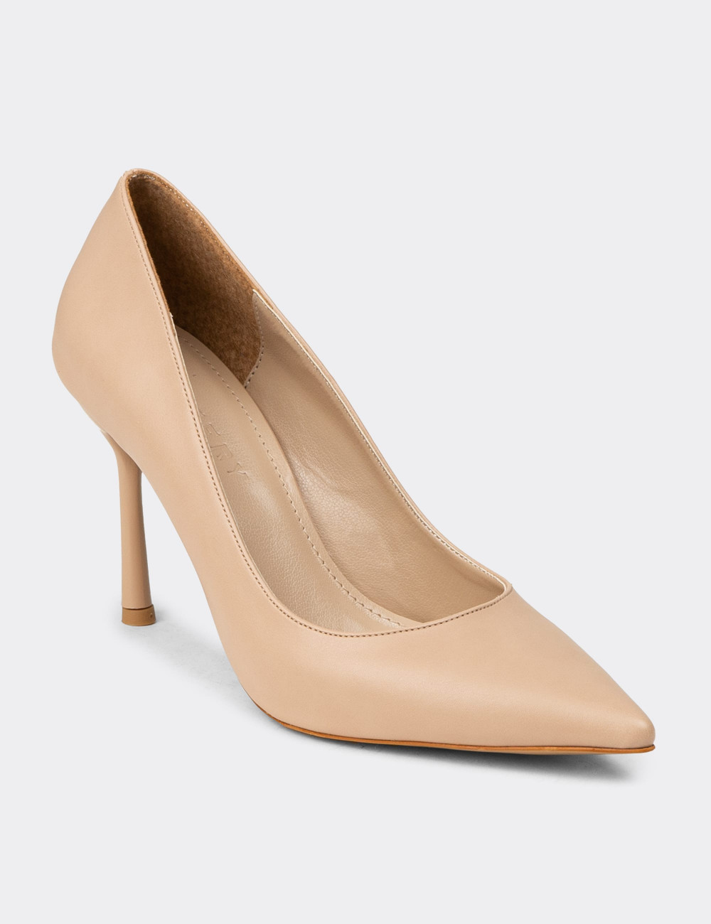 Kadın Nut Renginde Stiletto Topuklu Ayakkabı - P4539ZNUTM01