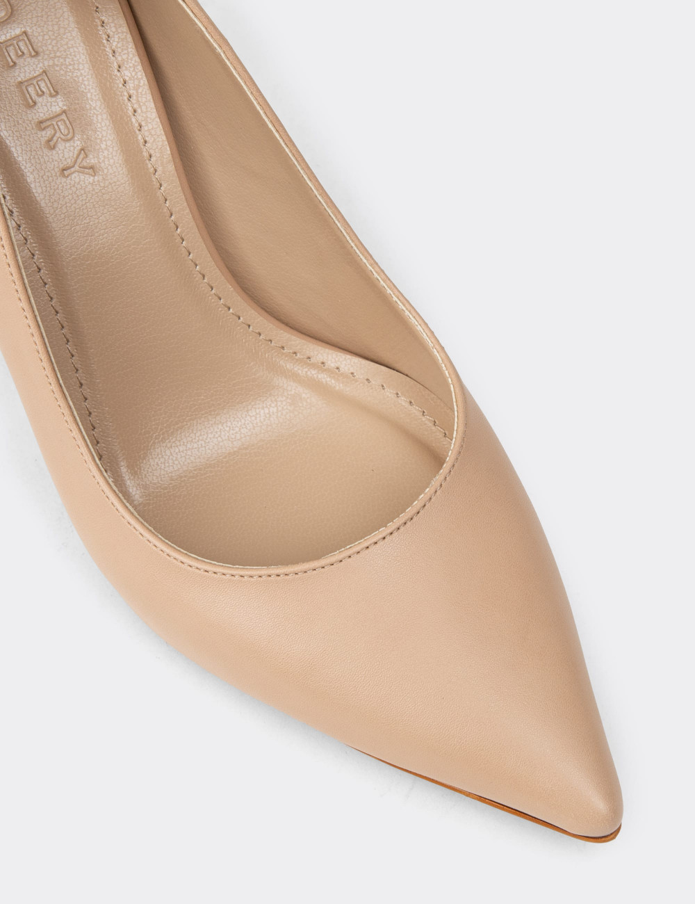 Kadın Nut Renginde Stiletto Topuklu Ayakkabı - P4539ZNUTM01