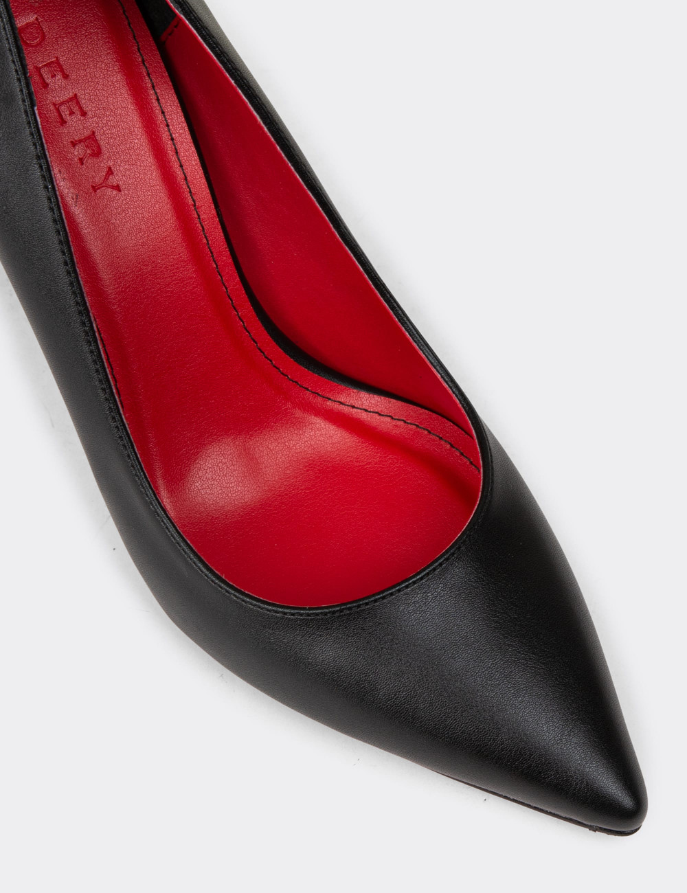 Kadın Siyah Stiletto Topuklu Ayakkabı - P4539ZSYHM05