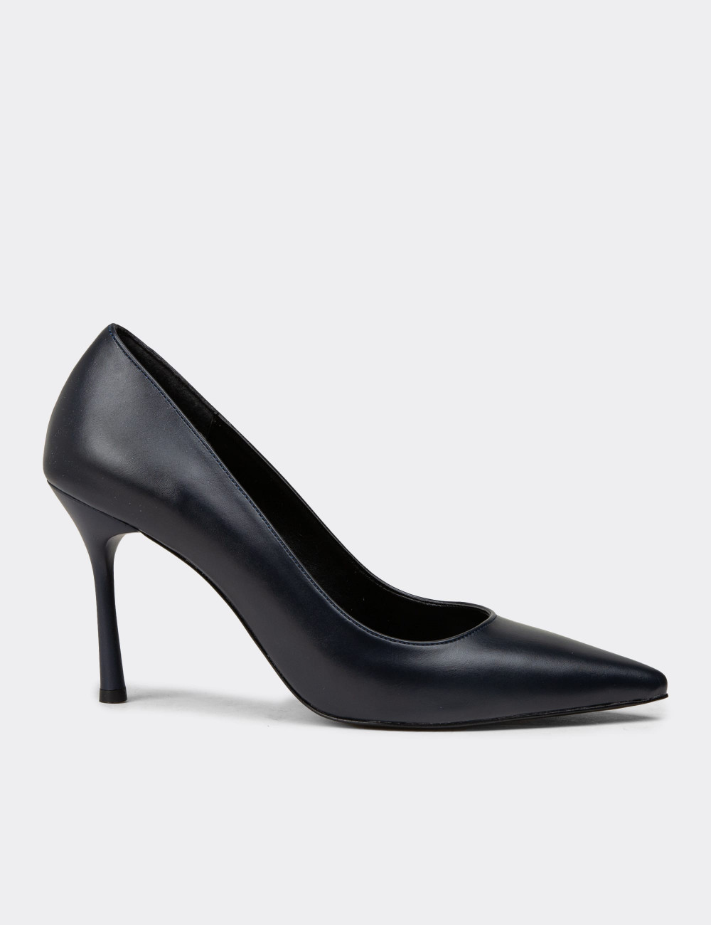 Kadın Lacivert Stiletto Topuklu Ayakkabı - P4539ZLCVM01