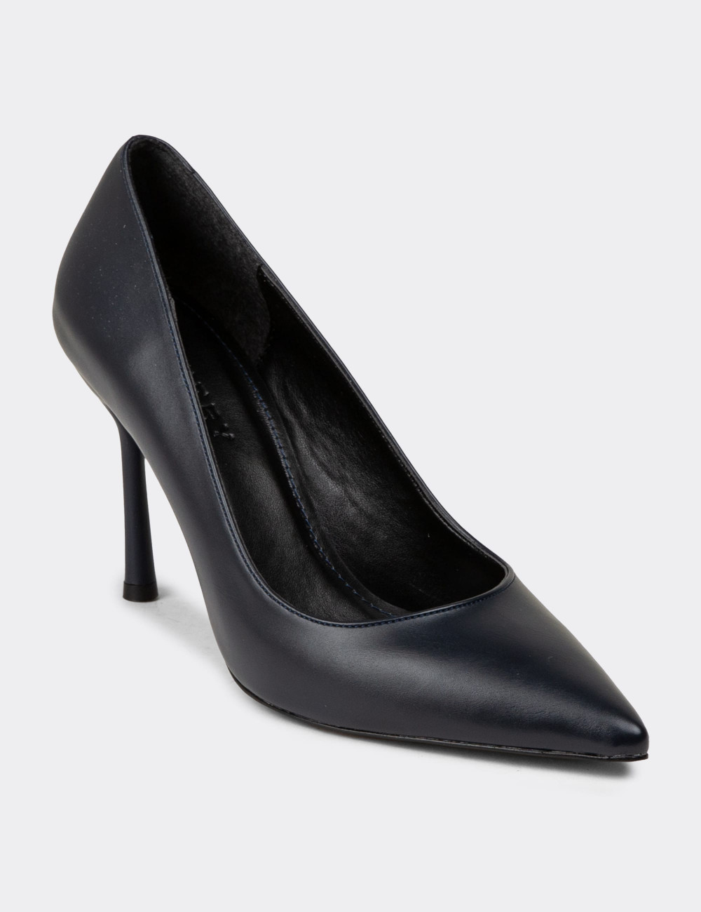 Kadın Lacivert Stiletto Topuklu Ayakkabı - P4539ZLCVM01