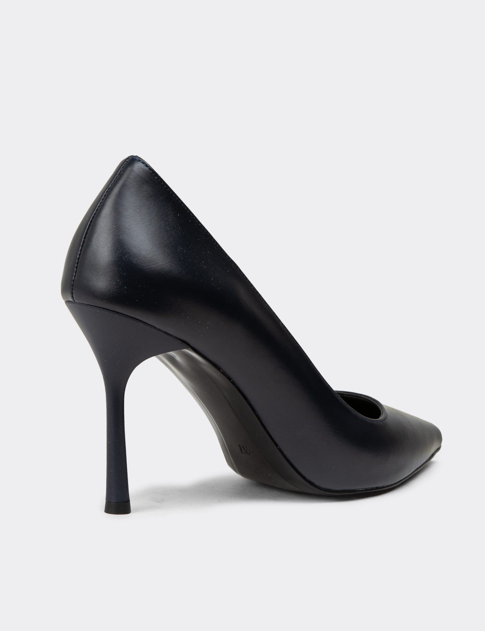 Kadın Lacivert Stiletto Topuklu Ayakkabı - P4539ZLCVM01