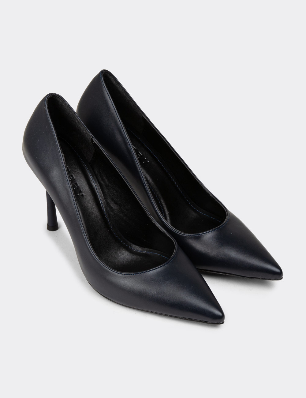 Kadın Lacivert Stiletto Topuklu Ayakkabı - P4539ZLCVM01